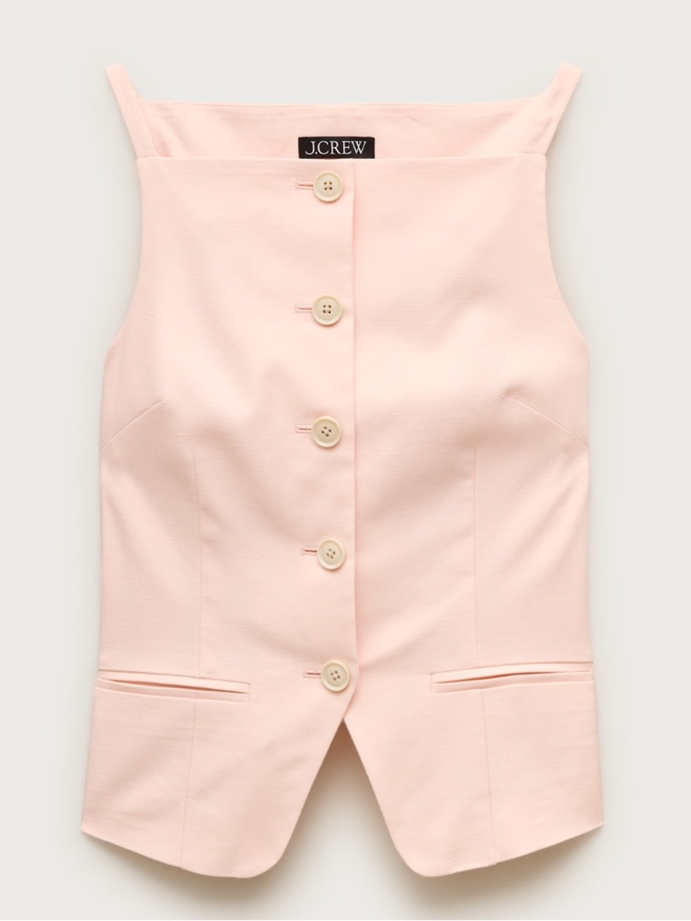 J. Crew Linen Blend Vest